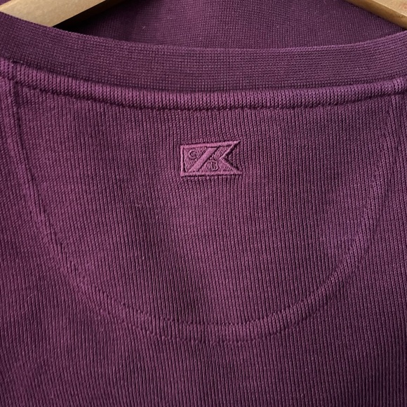 Cutter & Buck Boston College Cotton Maroon Embroidered V Neck Sweater Vest BB - Picture 6 of 7